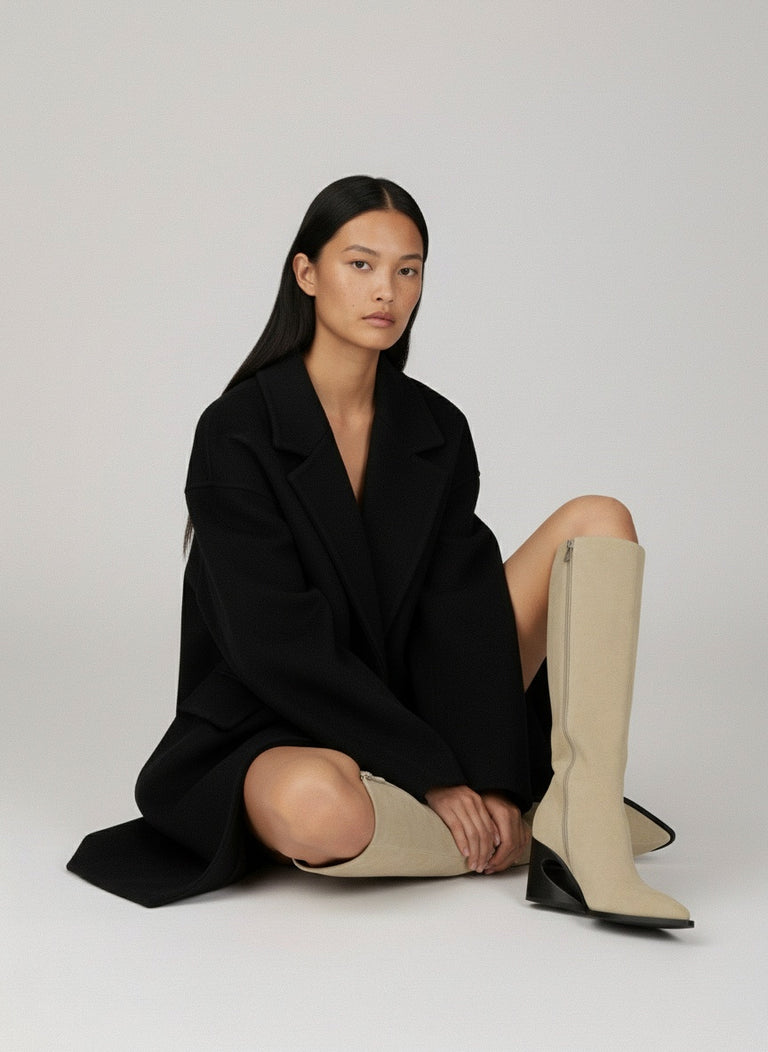 Maeve Tall Boots - Sand