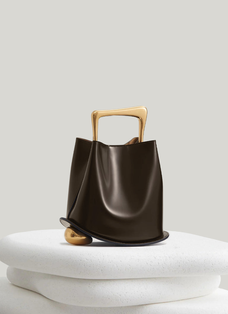 Ozzy Bag - Brown & Gold