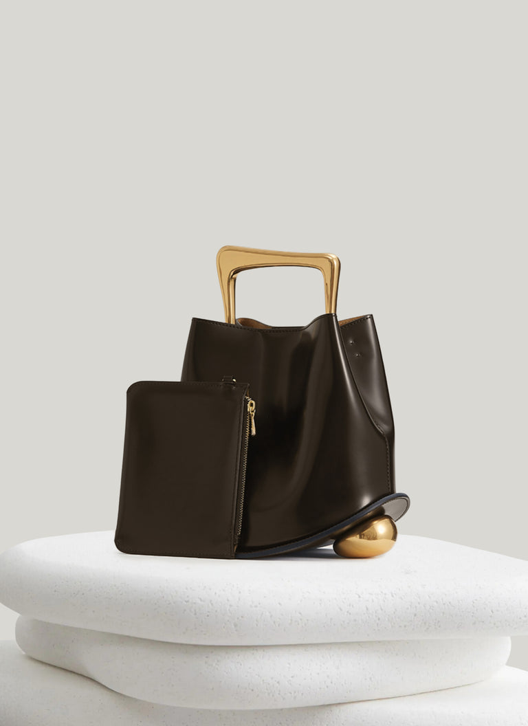 Ozzy Bag - Brown & Gold