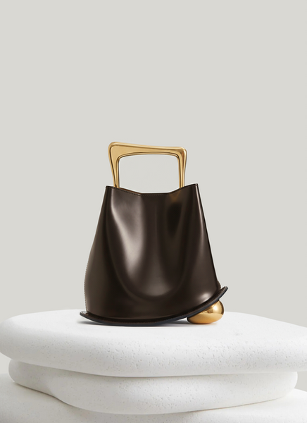Ozzy Bag - Brown & Gold | CULBIA