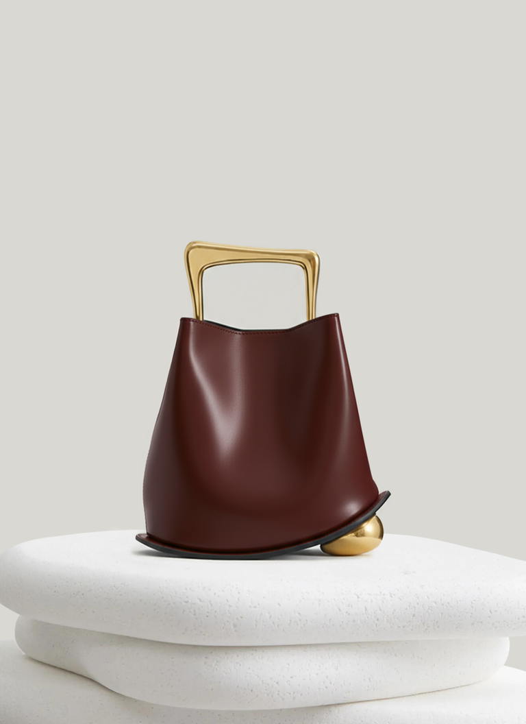 Ozzy Bag - Burgundy & Gold