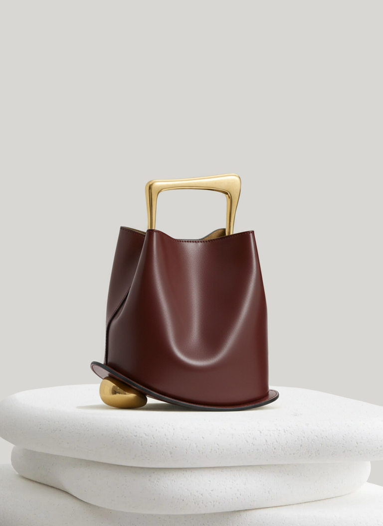 Ozzy Bag - Burgundy & Gold