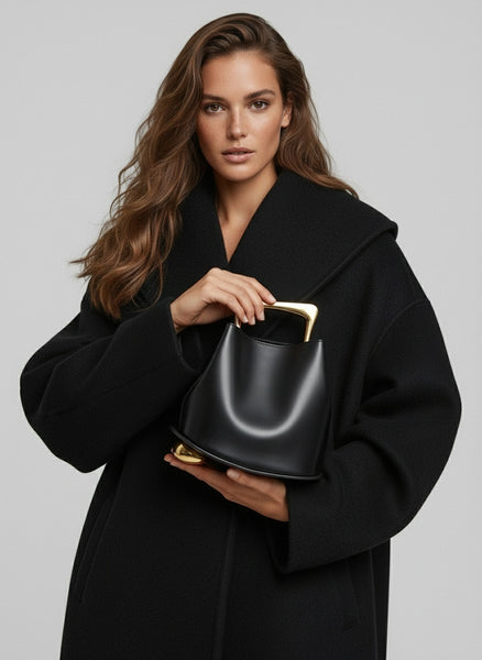 Ozzy Bag - Black & Gold | CULBIA
