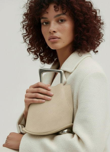 Ozzy Suede Bag - Sand | CULBIA