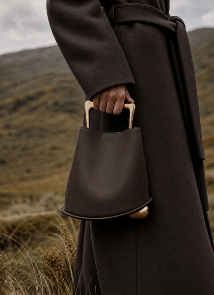 Ozzy Bag - Brown & Gold | CULBIA