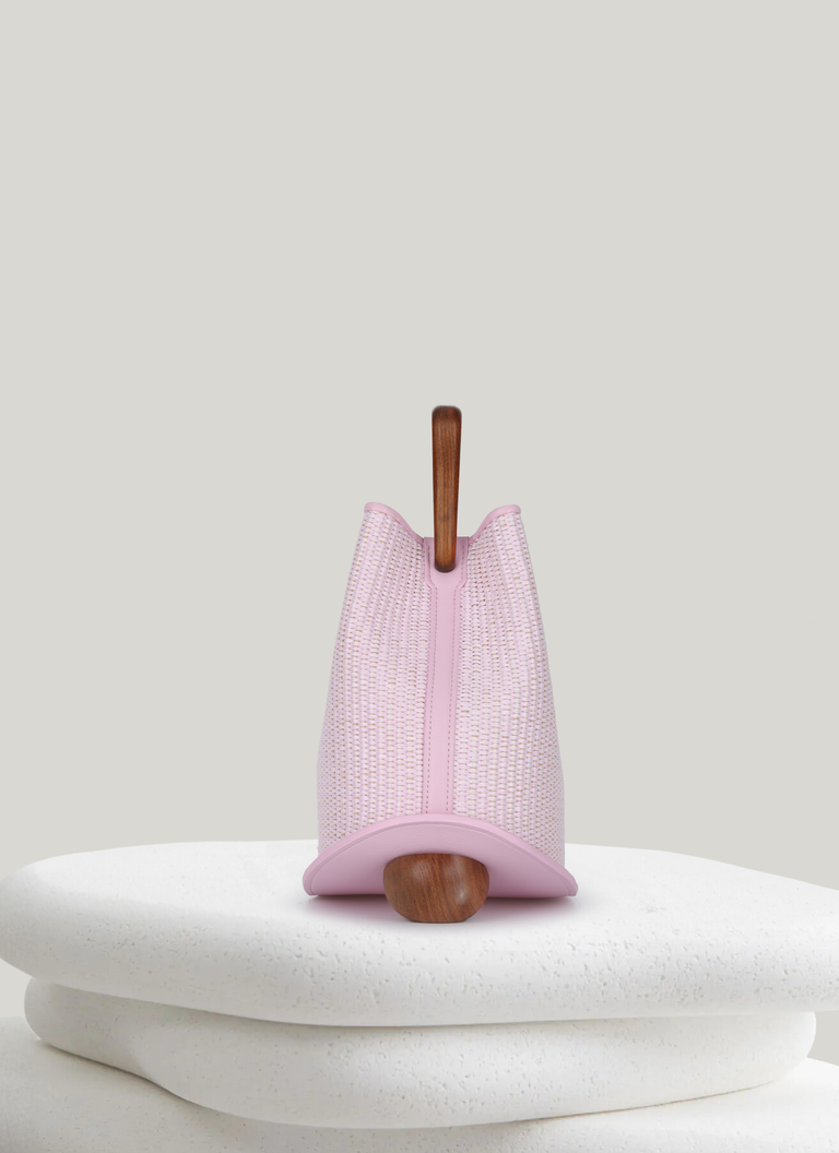 Ozzy Raffia Bag - Lavender