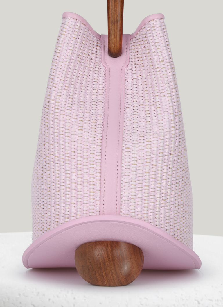 Ozzy Raffia Bag - Lavender