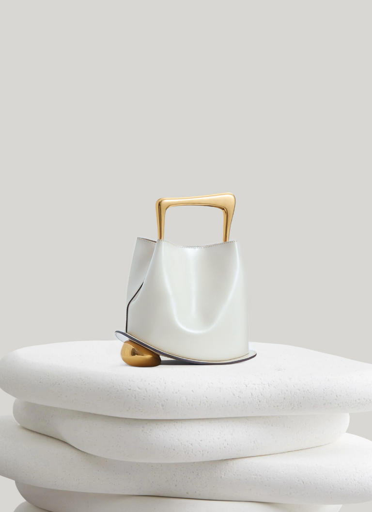 Ozzy Bag - Ivory & Gold | CULBIA Ozzy Bag - Ivory & Gold | CULBIA