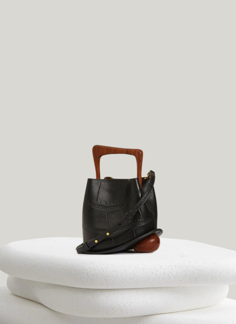 Ozzy Bag - Croco Black