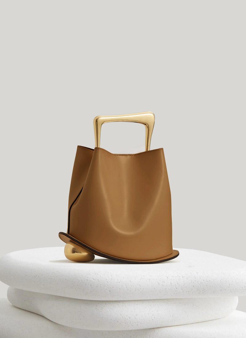 Ozzy Bag - Camel & Gold