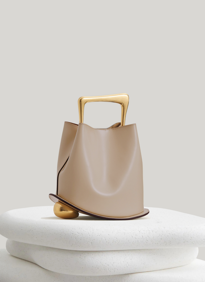 Ozzy Bag - Tan & Gold