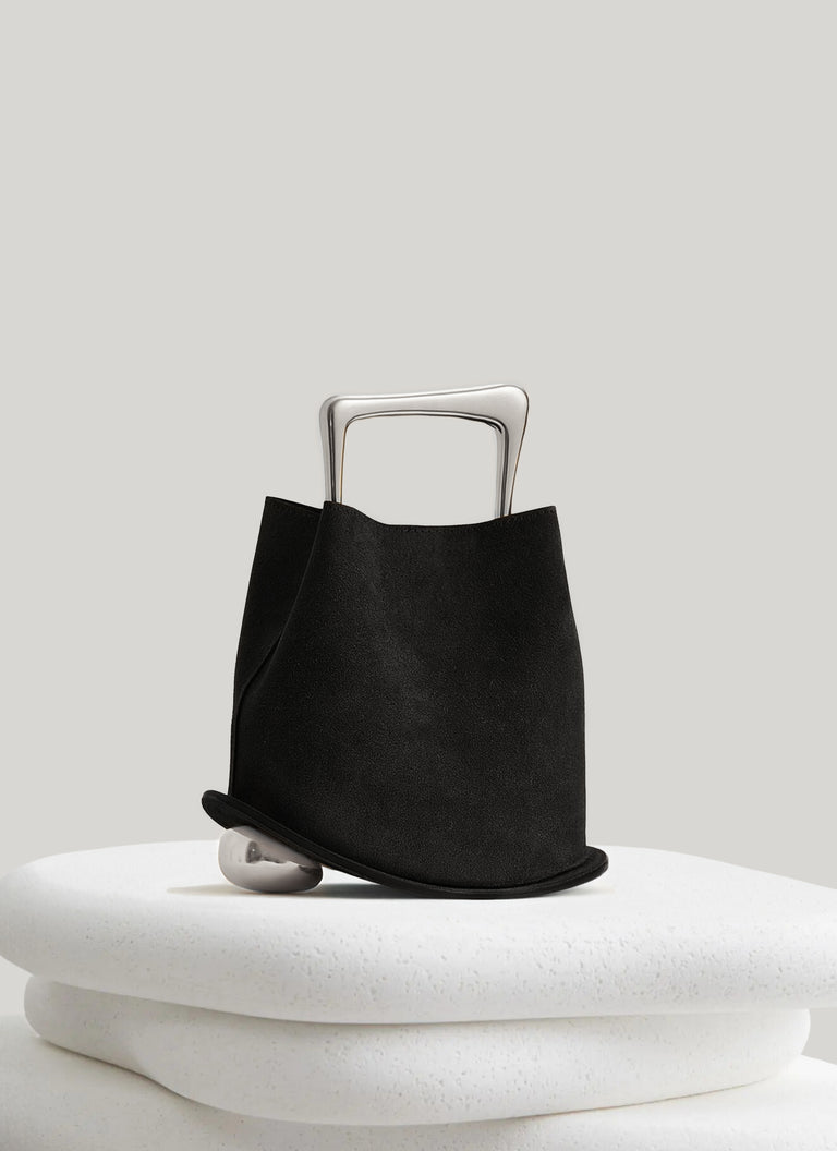 Ozzy Suede Bag - Black