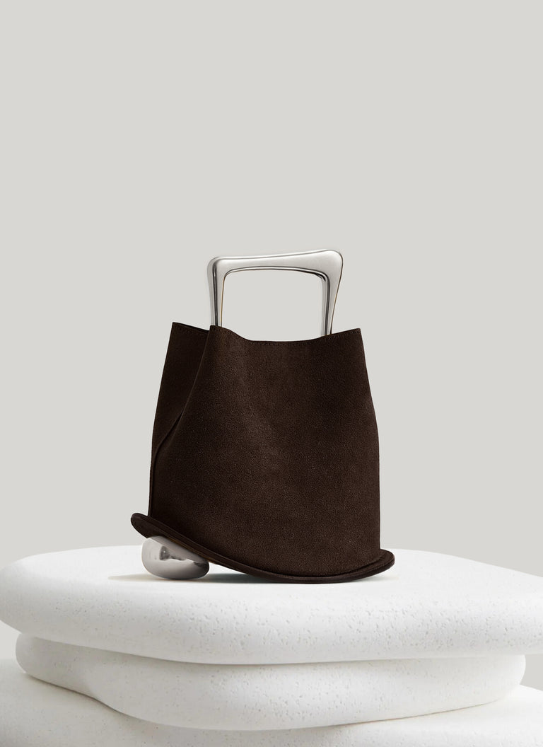 Ozzy Suede Bag - Brown