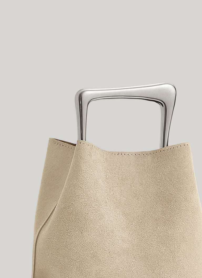 Ozzy Suede Bag - Sand