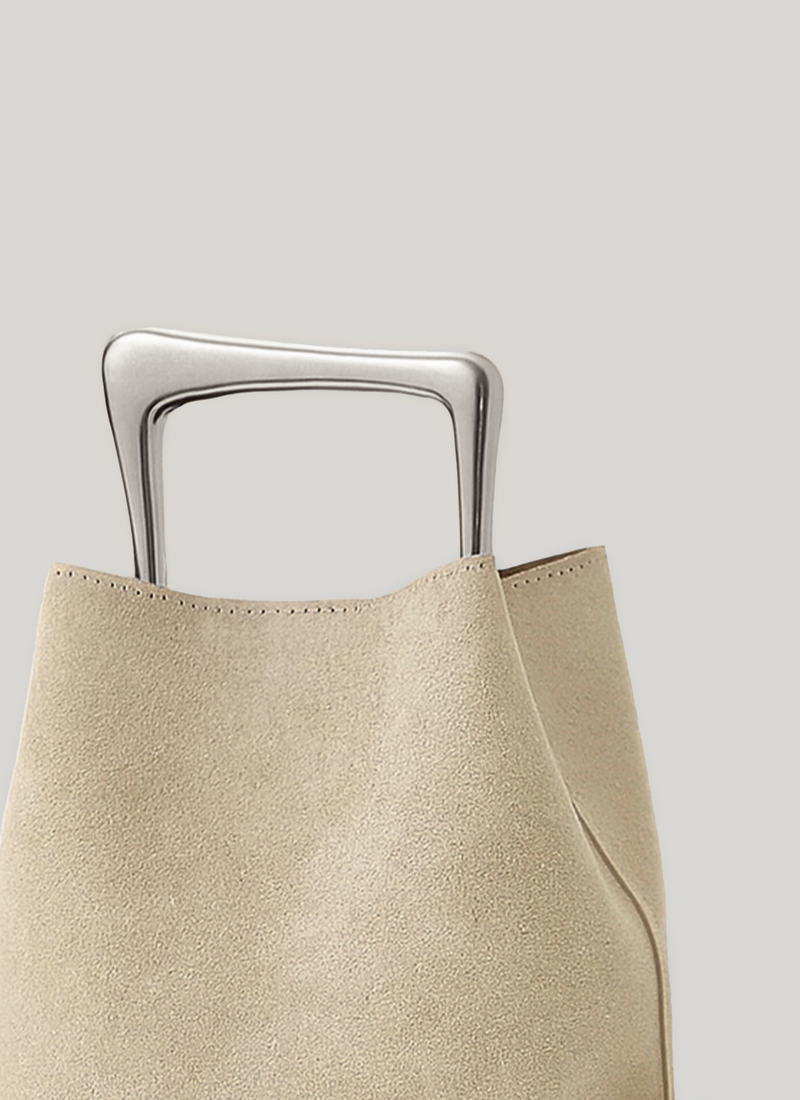 Ozzy Suede Bag - Sand