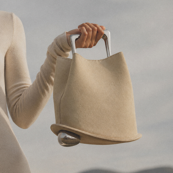Ozzy Suede Bag - Sand | CULBIA