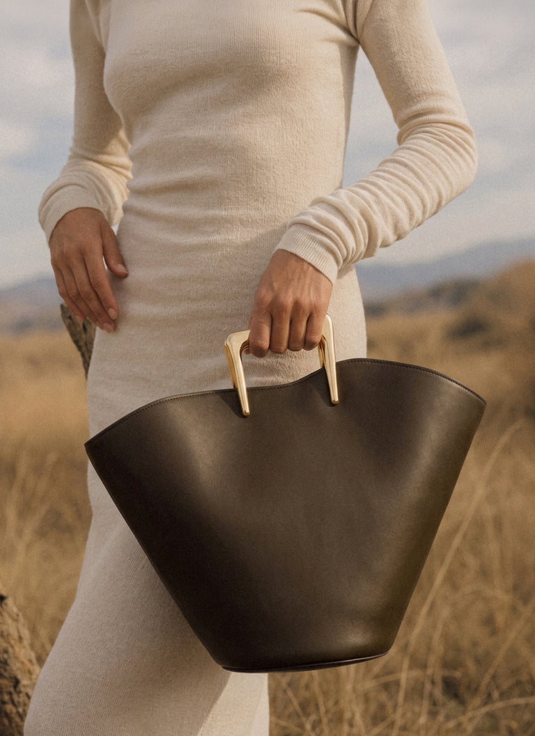 Calla Tote Bag - Brown