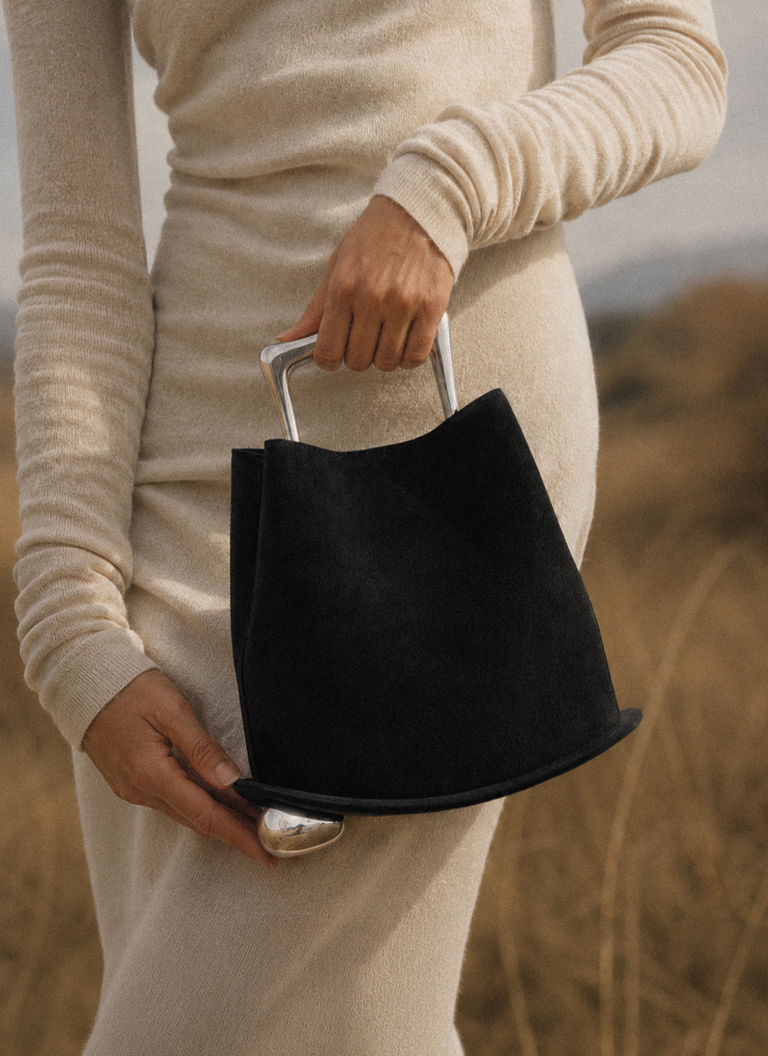 Ozzy Suede Bag - Black