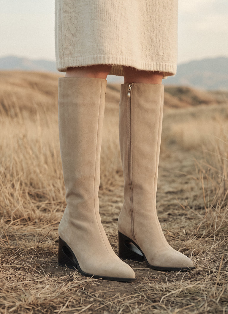 Maeve Tall Boots - Sand