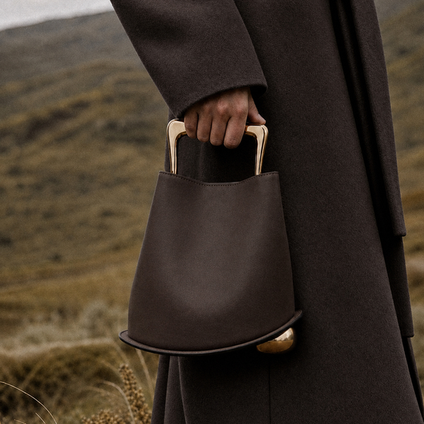 Ozzy Bag - Brown & Gold | CULBIA