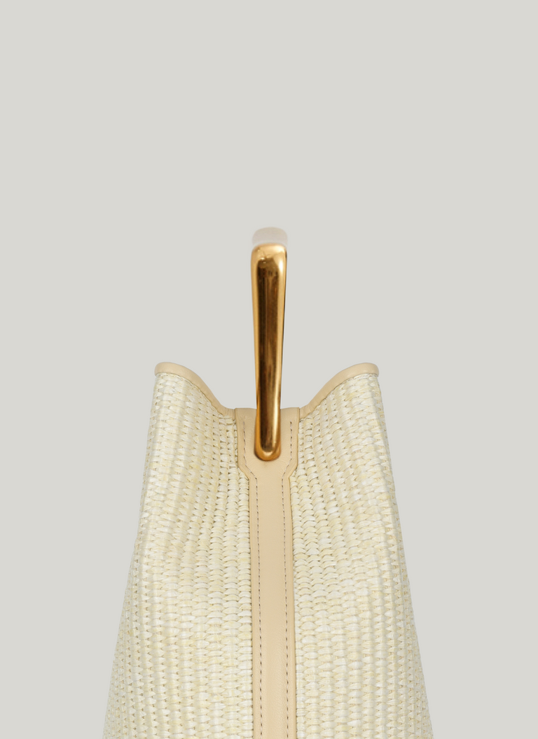 Ozzy Raffia Bag - Cru