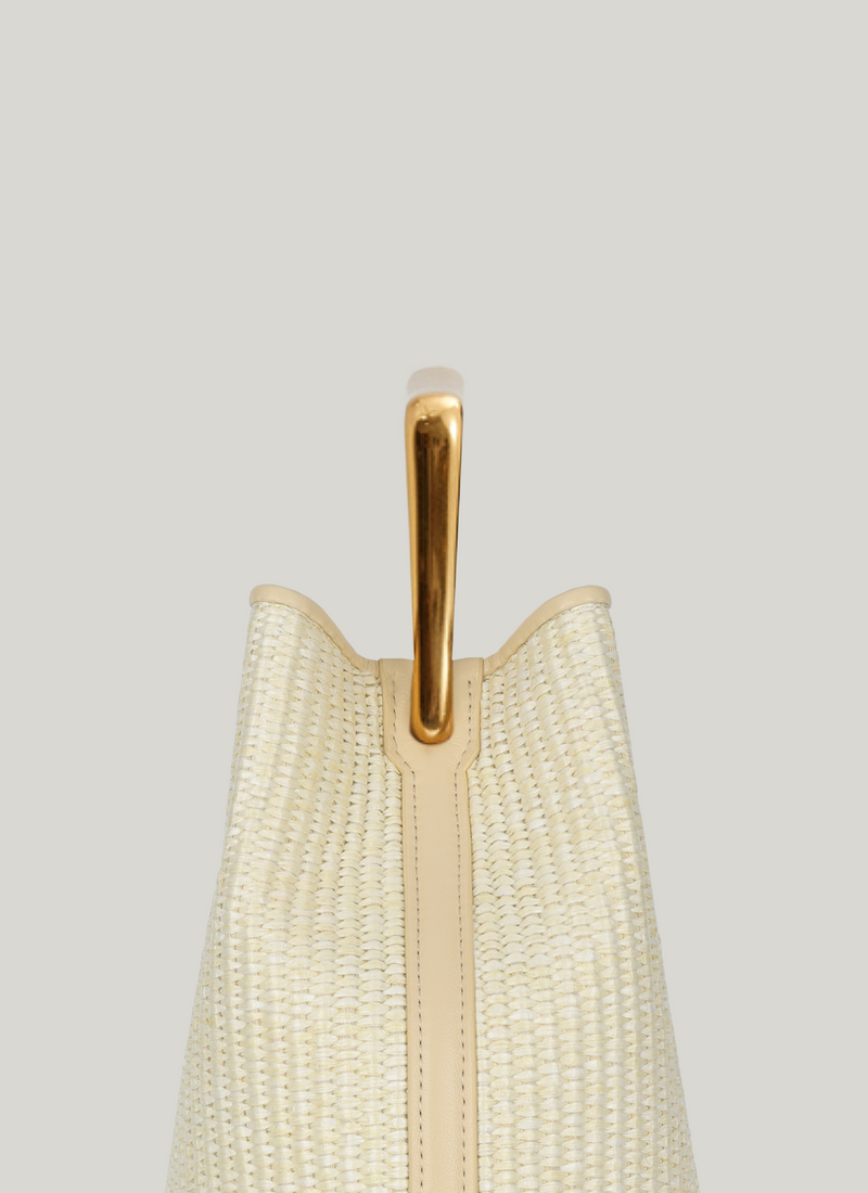 Ozzy Raffia Bag - Cru