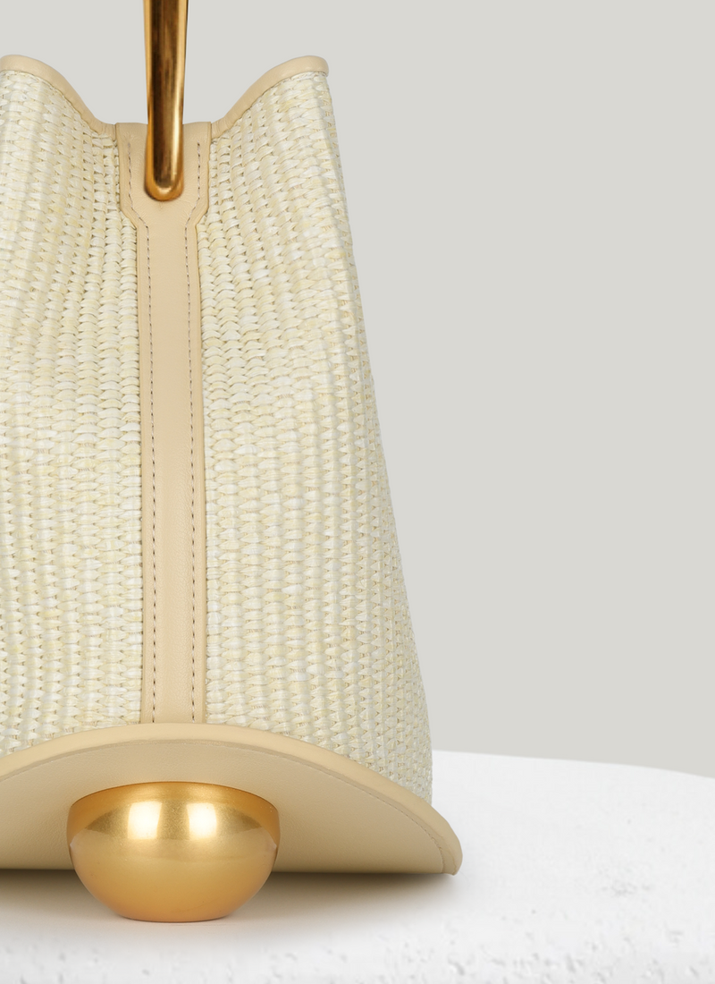 Ozzy Raffia Bag - Cru