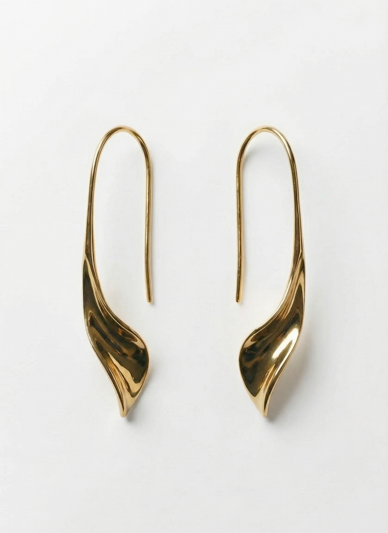 Calla Earrings - Gold