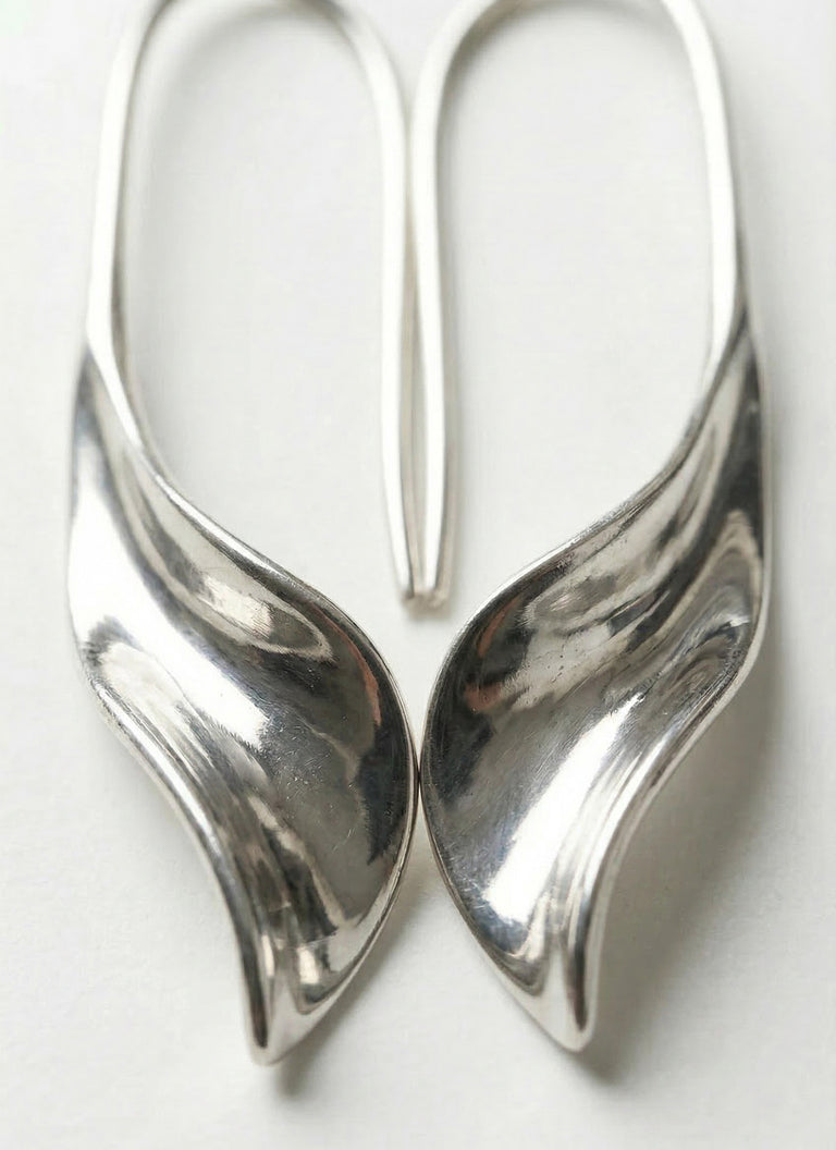 Calla Earrings - Silver