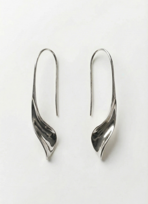 Calla Earrings - Silver