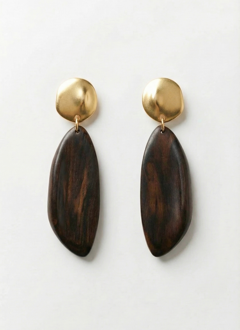 Petal Earrings - Gold