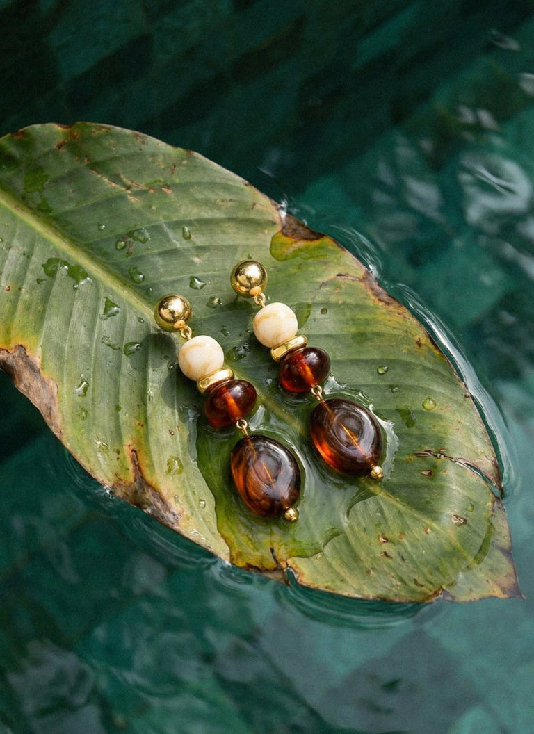 Cascade Earrings - Gold
