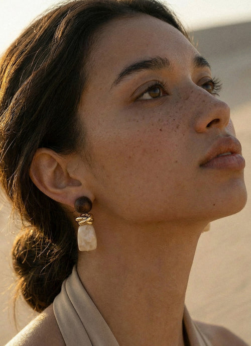 Terra Earrings - Ivory