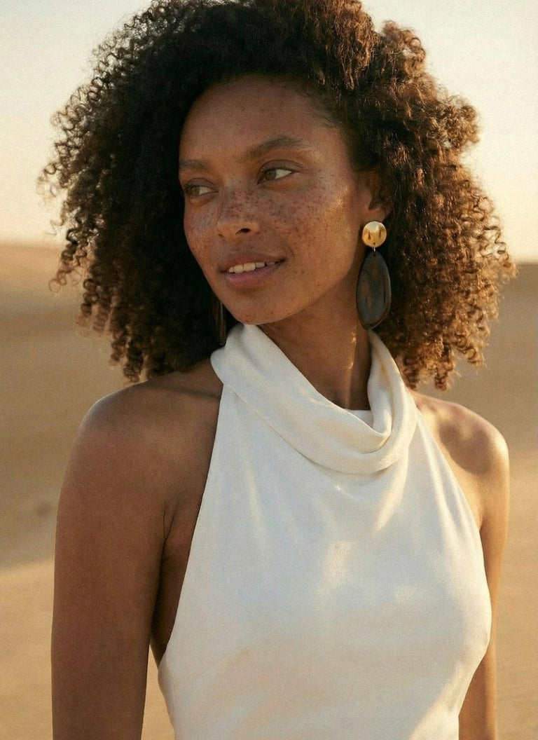 Petal Earrings - Gold