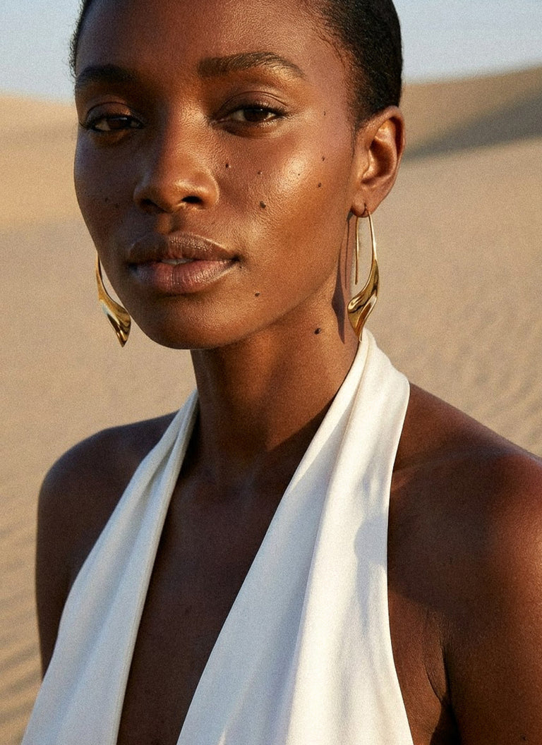 Calla Earrings - Gold