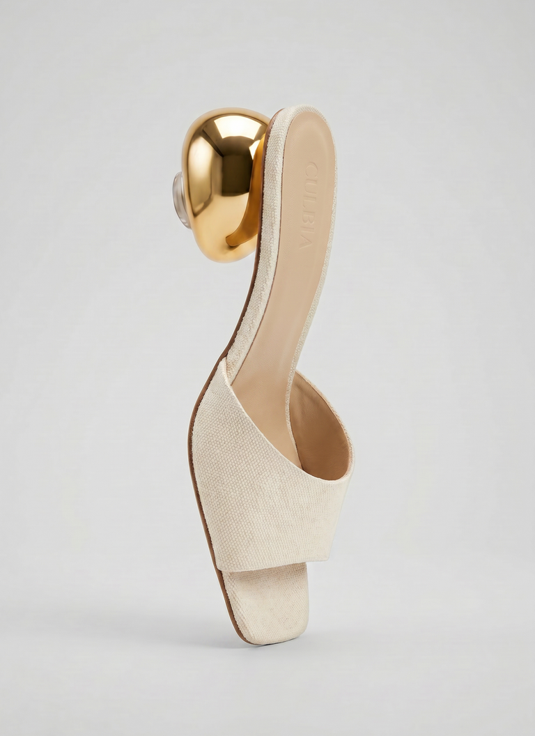 Noa Sandal - Ecru