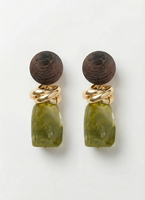 Terra Earrings - Jade